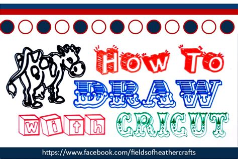 Fields Of Heather Drawing With Fun Fonts In Cricut