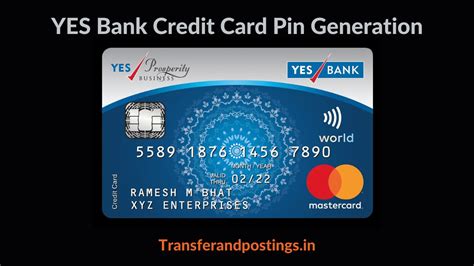 yes bank credit card pin generation 3 best methods to generate yes bank credit card pin