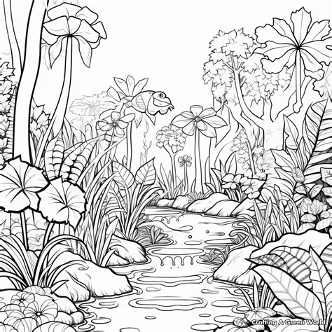 Printable Ecosystem Coloring Pages