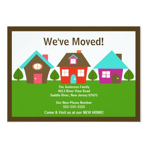 Weve Moved New Address Moving Announcement Zazzle