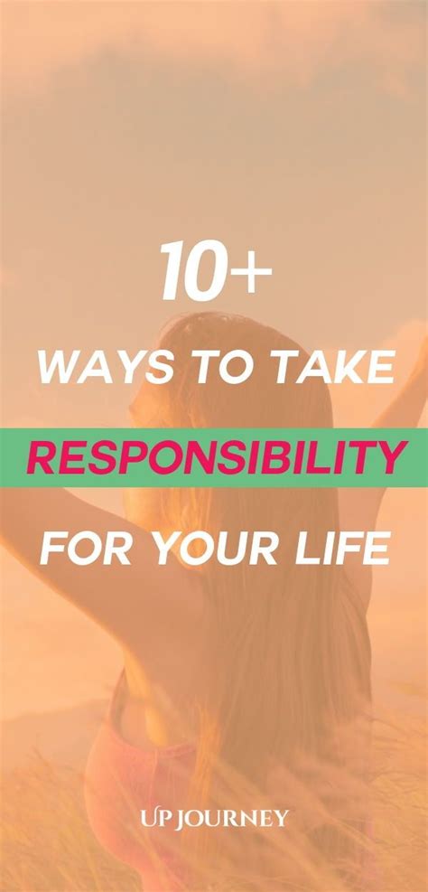 10+ Ways to Take Responsibility for Your Life (Tips ...