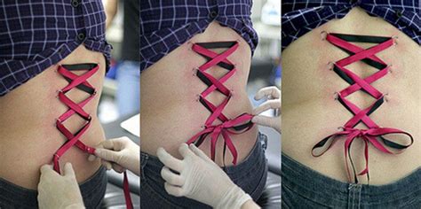 Corset Piercing Examples Procedure Pain Cost Care