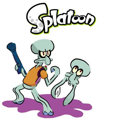 Splatoon Squidward Tentacles By Alexdti On Deviantart