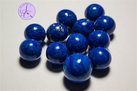 tutorial perle lapislazzuli in fimo polymer clay lapis lazuli beads