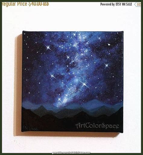 Die Besten Milky Way Painting Night Sky Oil Painting On Canvas Starry