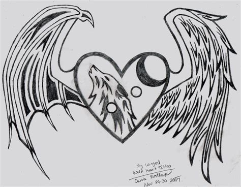 Winged Wolf Heart