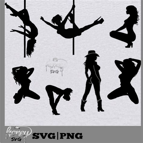Sexy Girls Clip Art Sexy Girls Svg Girl Silhouette Stripper Stripper Svg Stripper Clipart