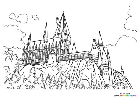 27 Hogwarts Castle Coloring Page Darylbrooke