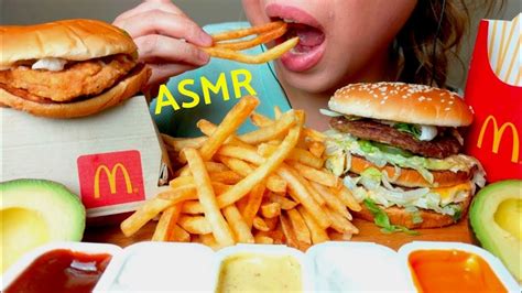 I definitely want a full explanation for this. *No Talking* ASMR McDonald's Big MAC Cheeseburger, Fries ...