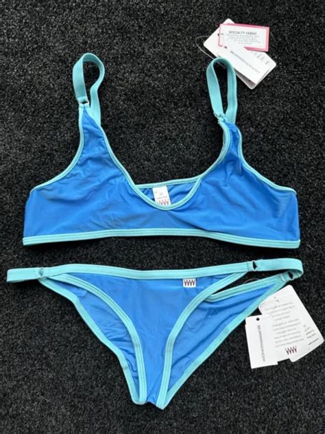 Rare Wicked Weasel New With Tags Sheer Mesh Bikini Size M Eur