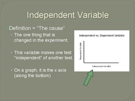 Independent Dependent Variables In A Science Experiment The
