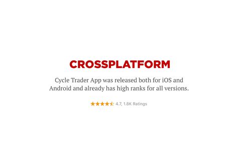 Cycle Trader App On Behance