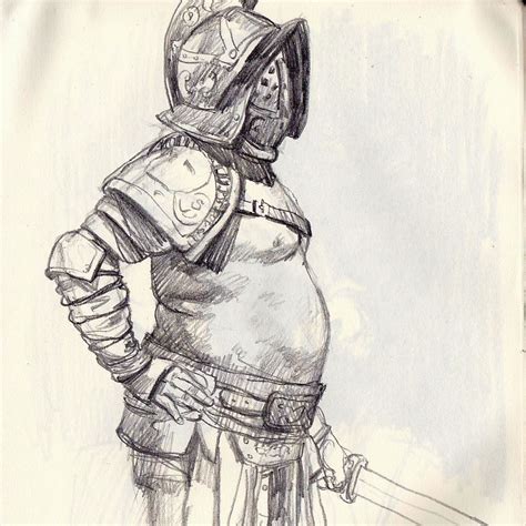 Gladiator Doodle Sketchbook Sketch Doodle Drawing Pencil Pencildrawing Art Gladiator