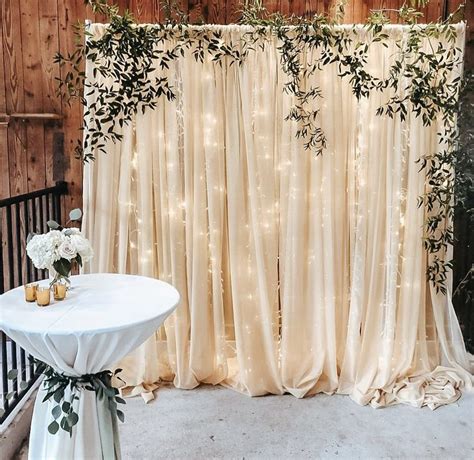 Photo Backdrop In 2022 Wedding Decor Elegant Wedding Backdrop Lights