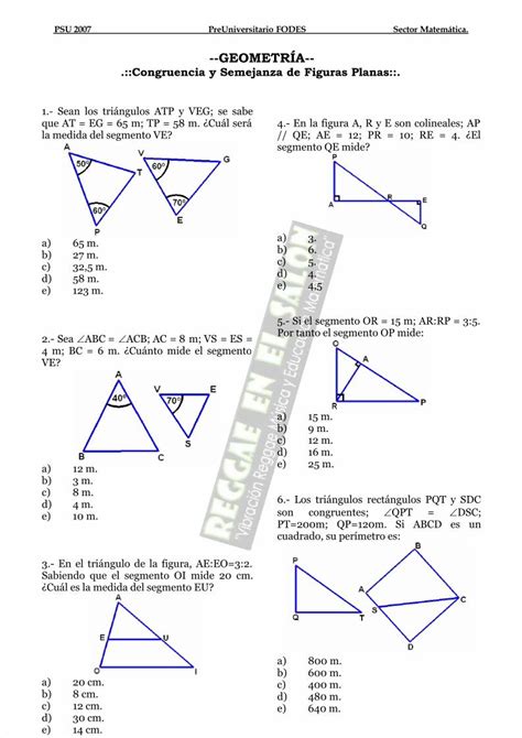 PDF 06 Congruencia Y Semejanza De Figuras Planas PDFSLIDE NET
