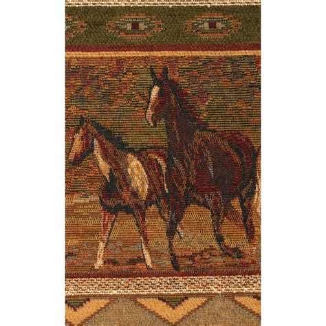 American Furniture Classics Wild Horses 88 In Rustic Wild Horses