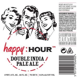Happy Hour Double Bottle Can Beer Syndicate