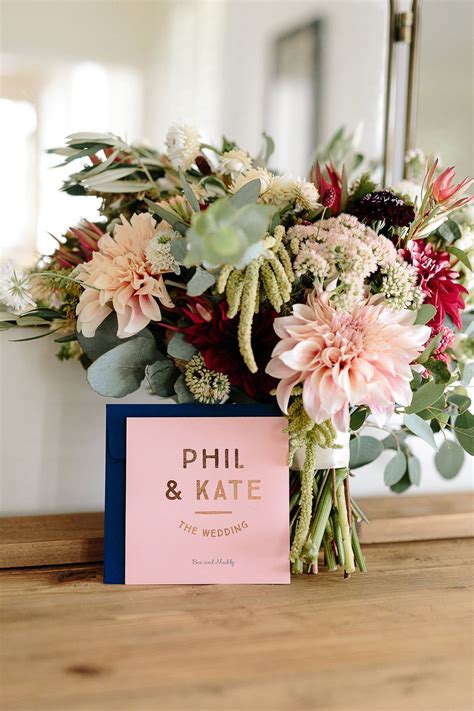 This Bouquet Is A Textural Feast We Love The Amaranthus And Scabiosa