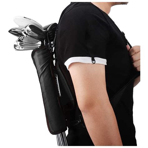 Golf Club Carrier Driving Range Gfit Zwarte Reistas Voor Kinderen Mannen Vrouwen Lichtgewicht