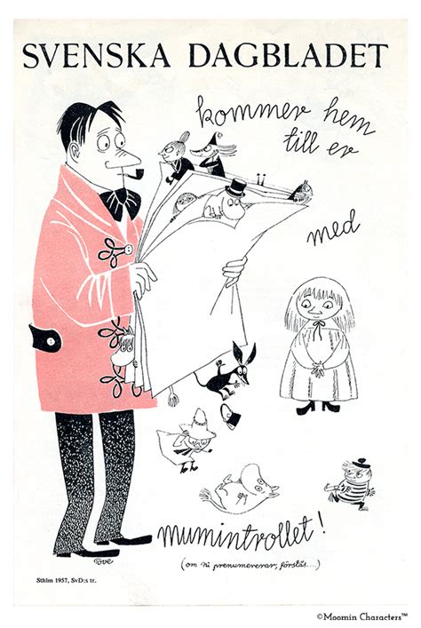 Последние твиты от svenska dagbladet (@svd). Moomins and Svenska Dagbladet newspaper in 1950s - Moomin
