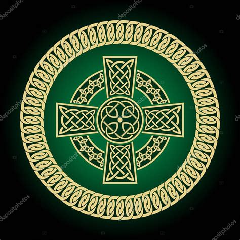 Ilustración De Vectores Cruzados Celtas Símbolo Celta Altamente