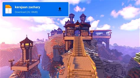 Wow Mcpe Map Istana Terbesar Terluas Terkeren Di Minecraft Keren