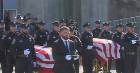 Thousands Honor Connecticut Officers At Funeral Cbs News