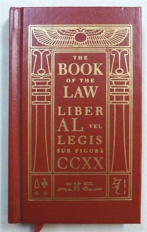 The Book Of The Law Liber Al Vel Legis Sub Figura Ccxx Aleister