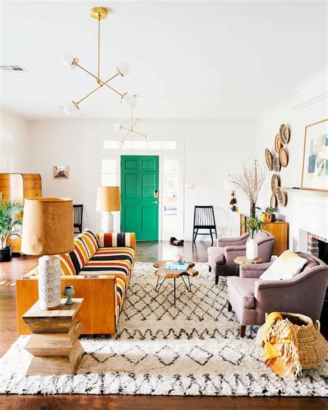 Eclectic Mid Century Living Room Oliviaherndon
