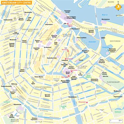 Amsterdam Map Amsterdam On Map Of Netherlands Below This Youll