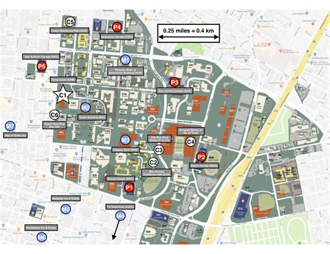 Ut Austin Campus Map Map Of The World