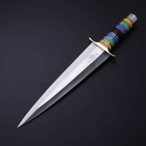 D2 Arkansas Toothpick Turquoise Dagger Elite Tac Knives Touch Of Modern