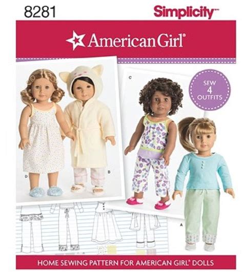 Sewing Pattern American Girl Doll Clothes Pattern 18 Inch Etsy Doll