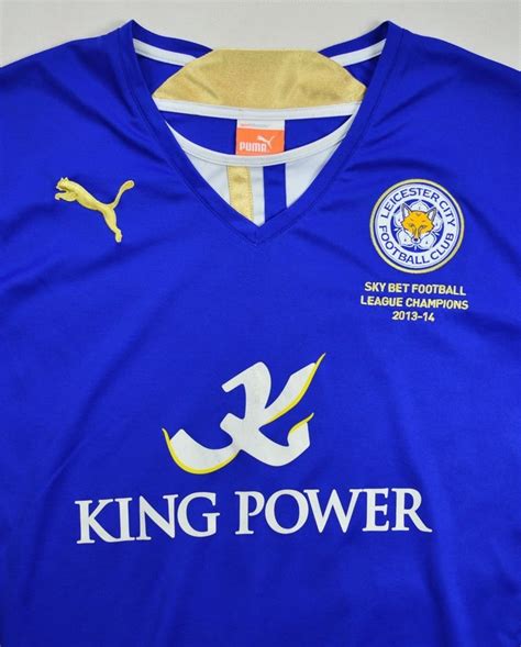 2013 14 Leicester City Shirt Xl Football Soccer Championship