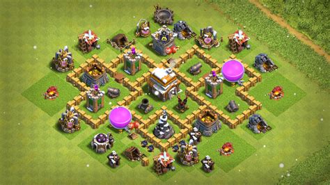 Clash Of Clans Base Th5 - NEW BEST TH5 Base 2019 with REPLAYS