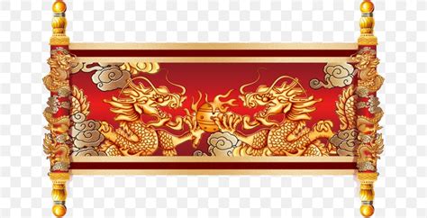 China Scroll Chinese Dragon Ancient History Png 658x419px China