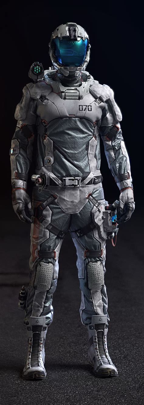 Col Rigel Lightweight Eva Suit Full Suit Posthuman Cyborg And Robot