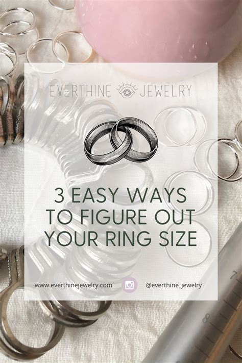 3 Easy Ways To Figure Out Your Ring Size In 2020 Ring Size Rings Easy