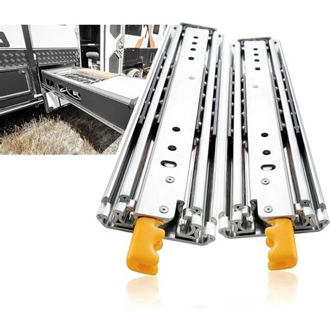 유aolisheng 76mm Heavy Duty Drawer Slides Load Capacity 220kg 3 Fold