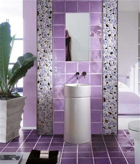 36 Purple Bathroom Wall Tiles Ideas And Pictures