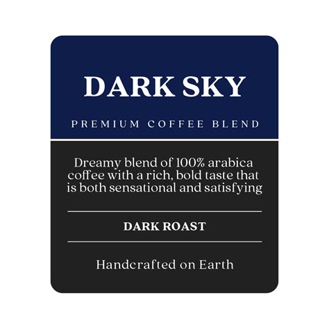 Dark Sky Single Cup Copper Moon Coffee