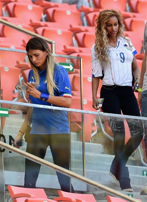 Mario Balotellis Fiancee Fanny Neguesha At Fifa World Cup In Brazil