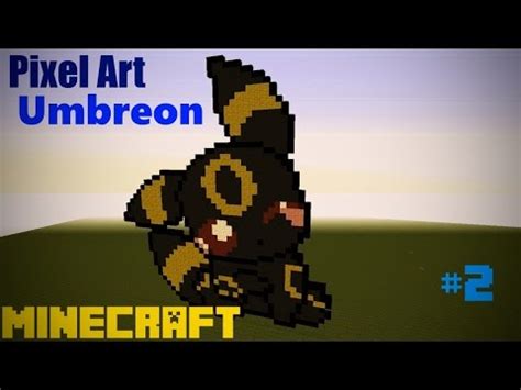 See more ideas about pixel art, minecraft skins, minecraft. Minecraft ITA: Pixel Art Umbreon Pokémon - YouTube