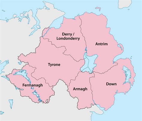 Map Of Tyrone Northern Ireland Secretmuseum