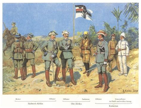 German Colonial Officers In Africa German East Africa History Of