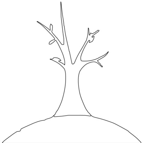 Ausmalbild Kahler Baum Ausmalbilder Kostenlos Zum Ausdrucken