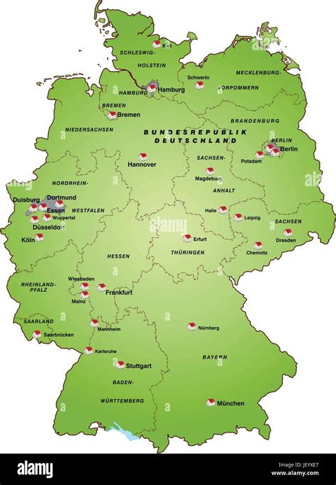 Card State Atlas Map Of The World Map Map Of Germany Germany Map