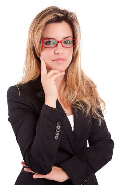 Beautiful Business Woman Stock Image Image Of Isolated 15172443