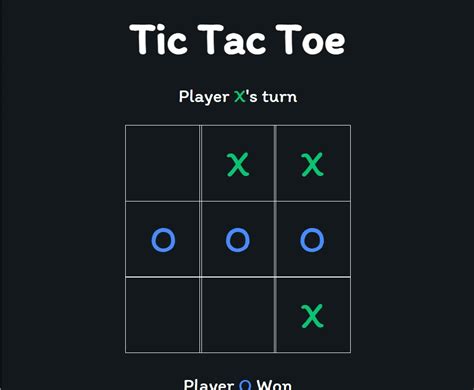 Javascript Tik Tak Toe Devpost