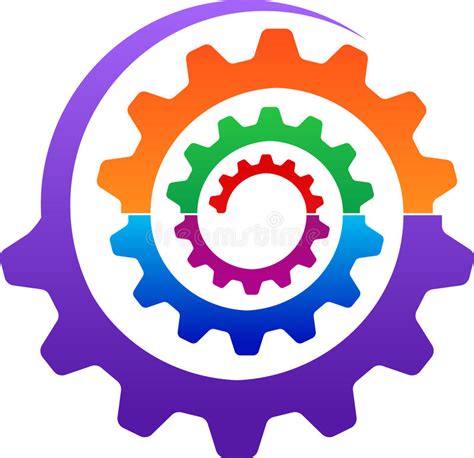 Machine Gear Wheel Cogwheel Vector Stock Vector